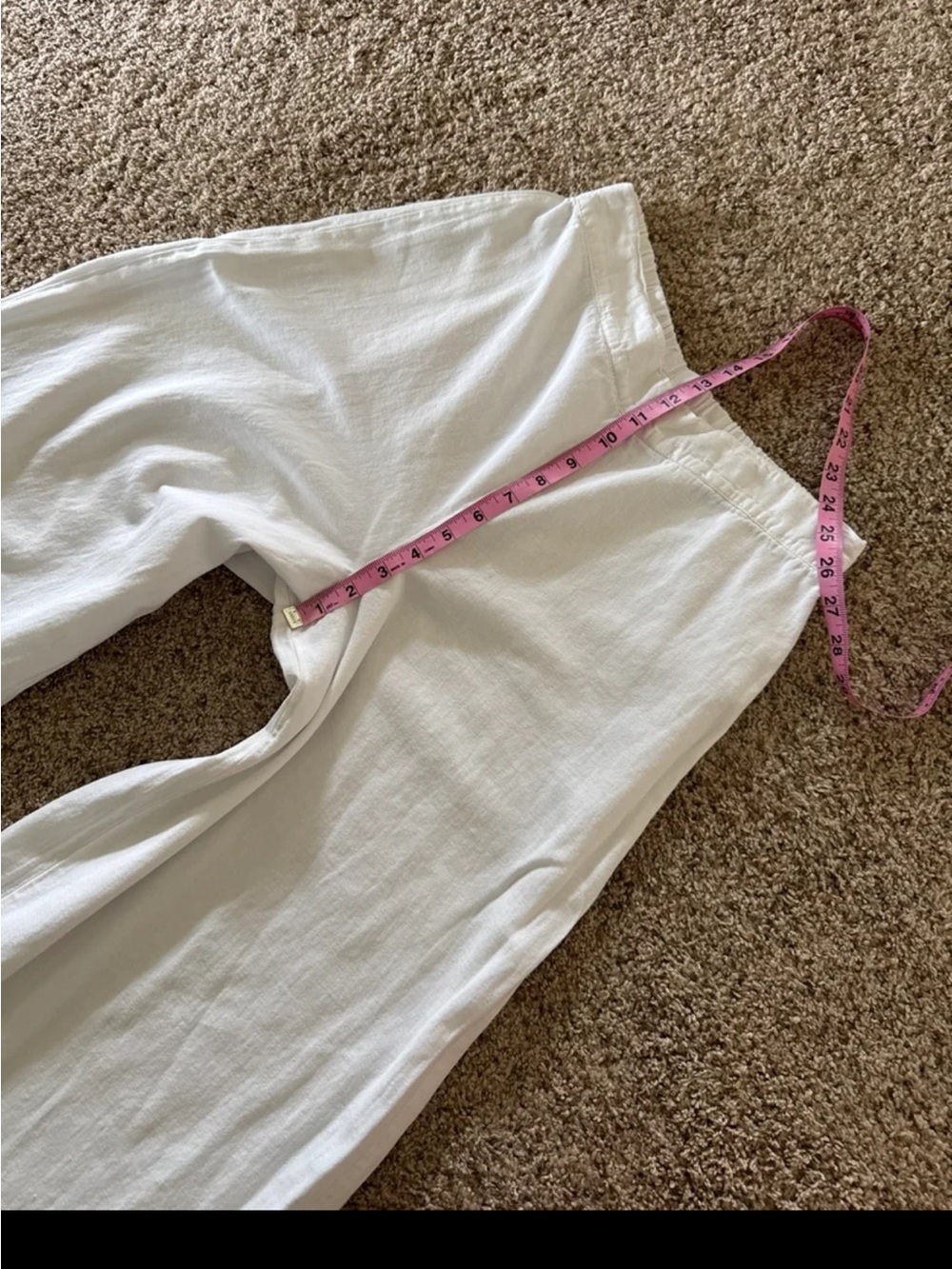 Simply Cotton by Cecelia Nathal Culotte Wide Leg Pants in White size Medium - Picture 10 of 12